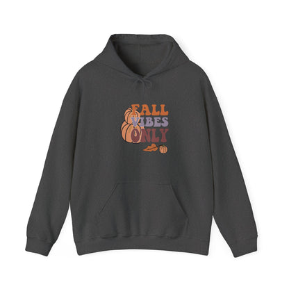 Fall Vibes Hoodie - Cozy Unisex Sweatshirt for Autumn, Halloween, Thanksgiving, Casual Wear, Gift Idea - MaisonThreadory