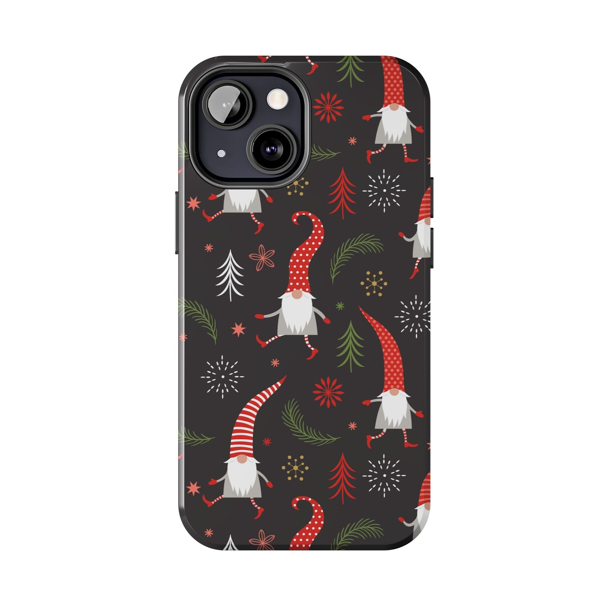 Gnomes & Holiday Cheer Tough Phone Cases, Cute Phone Accessories, Holiday Gift, Gnome Phone Cover, Festive Phone Protection, Winter Decor - MaisonThreadory