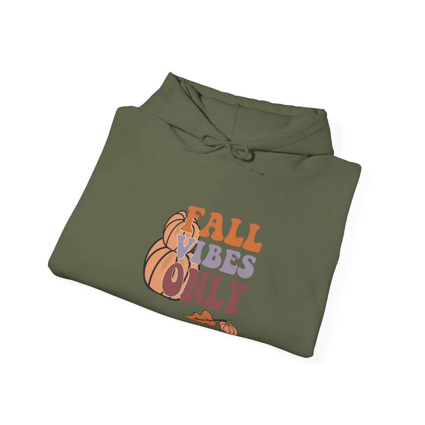 Fall Vibes Hoodie - Cozy Unisex Sweatshirt for Autumn, Halloween, Thanksgiving, Casual Wear, Gift Idea - MaisonThreadory
