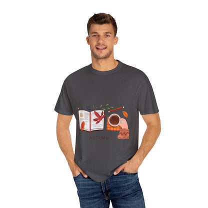 Autumn - Themed Unisex T-Shirt - Cozy Fall Tee, Perfect Gift for Thanksgiving, Casual Everyday Wear, Seasonal Fashion, Pumpkin Spice Vibes - MaisonThreadory