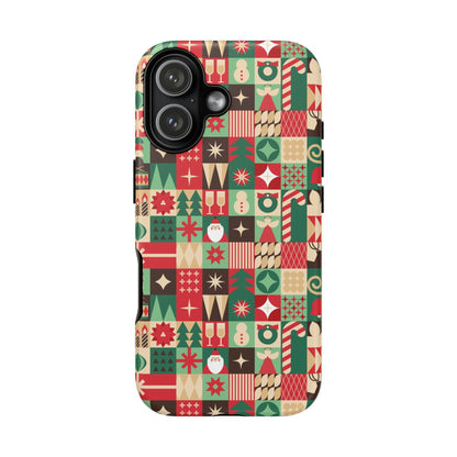 Festive Phone Case - Holiday Patterns - MaisonThreadory