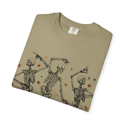 Spooky Skeleton Dance T-Shirt | Halloween, Fall Fashion, Unisex Tee, Graphic Shirt, Casual Wear - MaisonThreadory