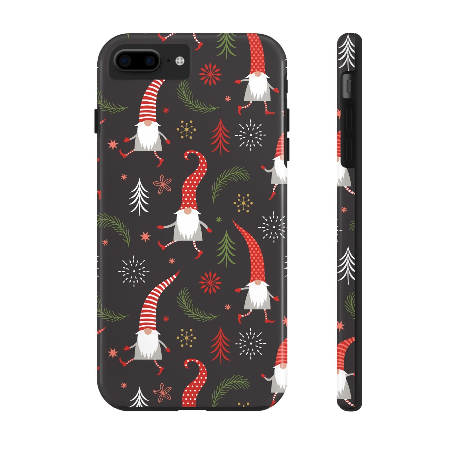 Gnomes & Holiday Cheer Tough Phone Cases, Cute Phone Accessories, Holiday Gift, Gnome Phone Cover, Festive Phone Protection, Winter Decor - MaisonThreadory