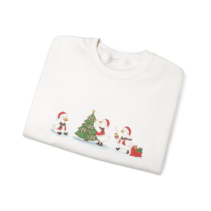 Merry Quackmas Crewneck Sweatshirt - MaisonThreadory