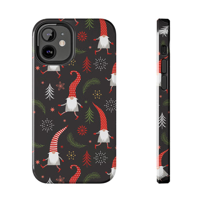 Gnomes & Holiday Cheer Tough Phone Cases, Cute Phone Accessories, Holiday Gift, Gnome Phone Cover, Festive Phone Protection, Winter Decor - MaisonThreadory