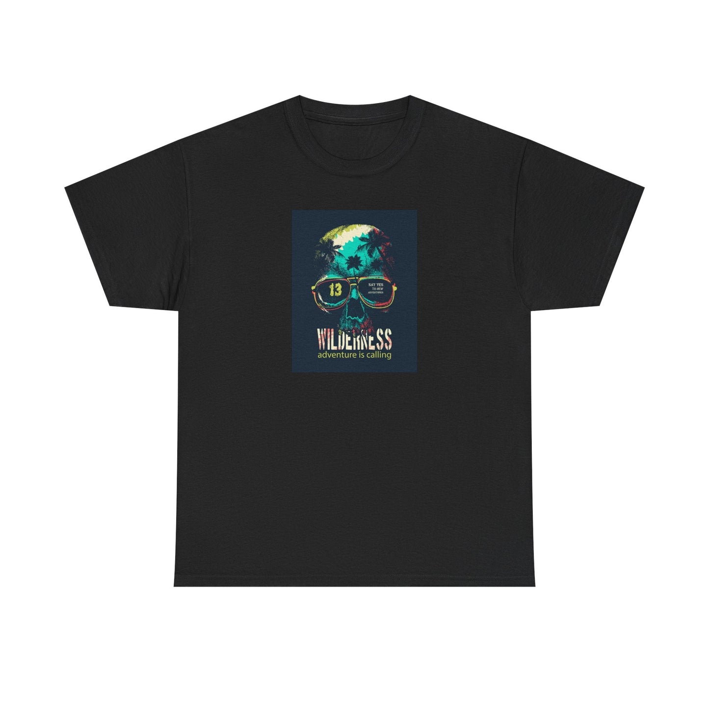 Eco - Friendly Graphic Tee with Funky Design, Unisex Heavy Cotton T-Shirt, Cool Casual Wear, Summer Festival Outfit, Gift for Friends - MaisonThreadory