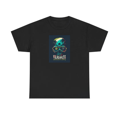 Eco - Friendly Graphic Tee with Funky Design, Unisex Heavy Cotton T-Shirt, Cool Casual Wear, Summer Festival Outfit, Gift for Friends - MaisonThreadory