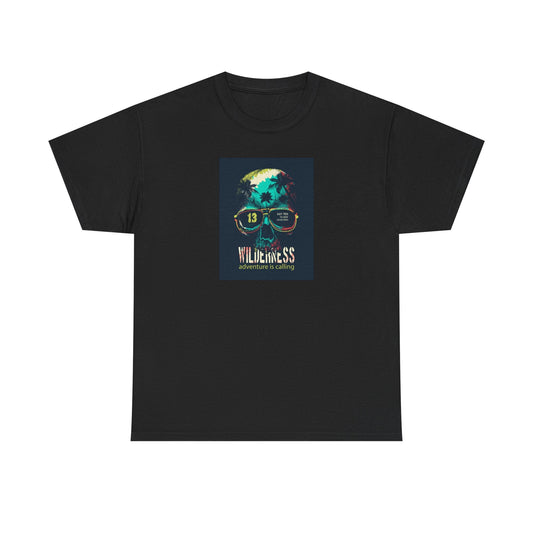 Eco - Friendly Graphic Tee with Funky Design, Unisex Heavy Cotton T-Shirt, Cool Casual Wear, Summer Festival Outfit, Gift for Friends - MaisonThreadory