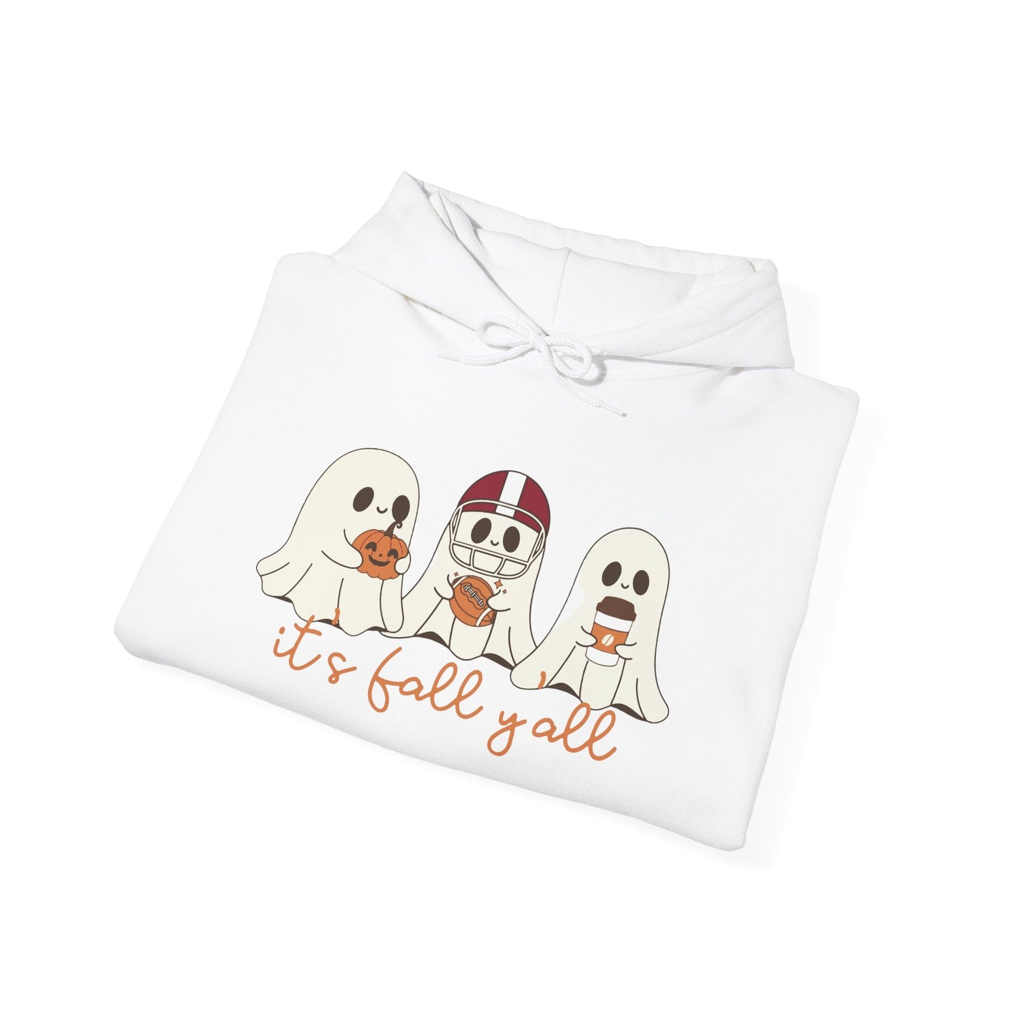 Fall - Themed Hooded Sweatshirt, Cozy Fall Hoodie, Unisex Halloween Apparel, Autumn Fashion Sweatshirt, Perfect Halloween Gift - MaisonThreadory