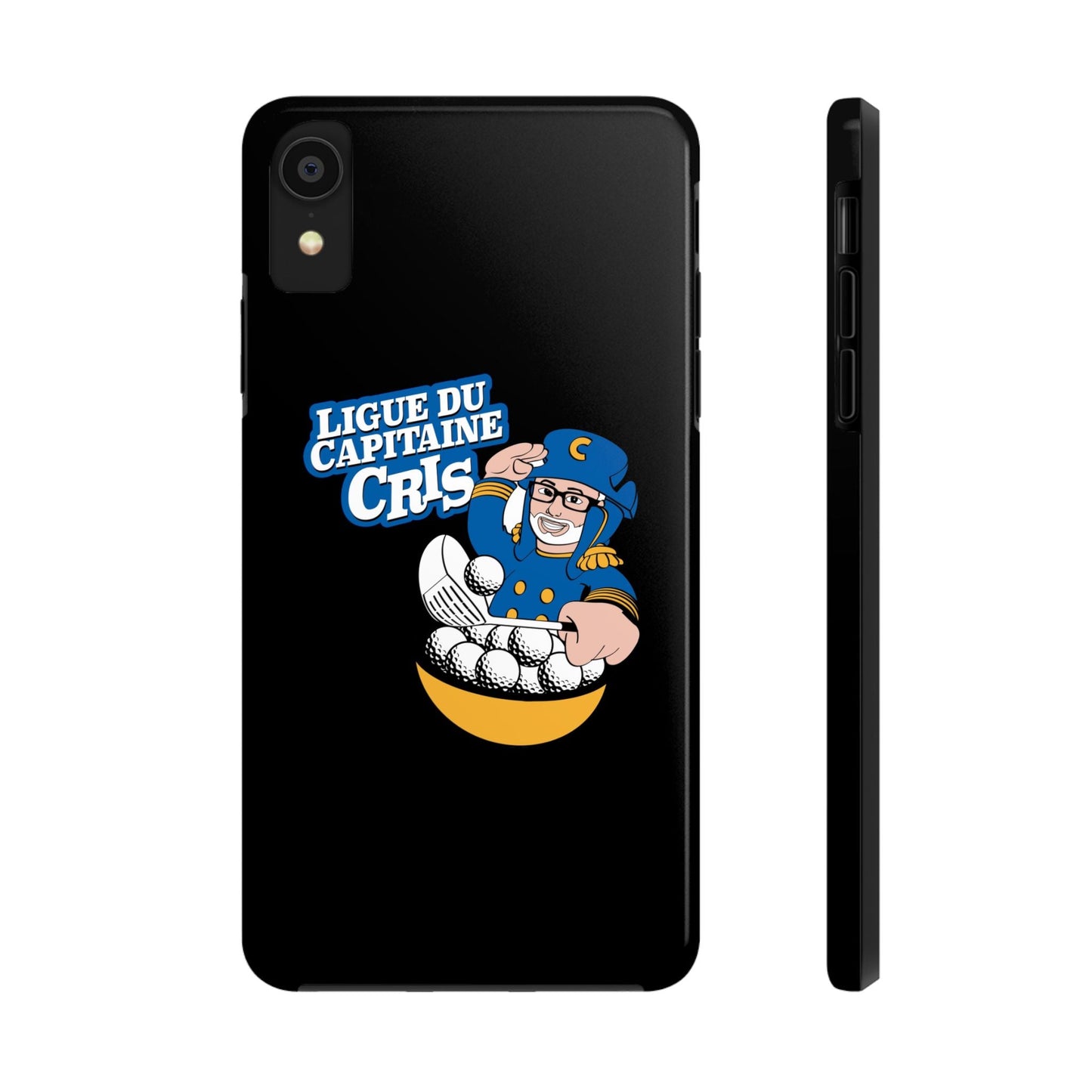 Ligue du Capitaine Cris Tough Phone Cases | Unique Gift for Sports Fans, Durable Protection, Fun & Stylish Design, Baseball Lover's [...] - MaisonThreadory