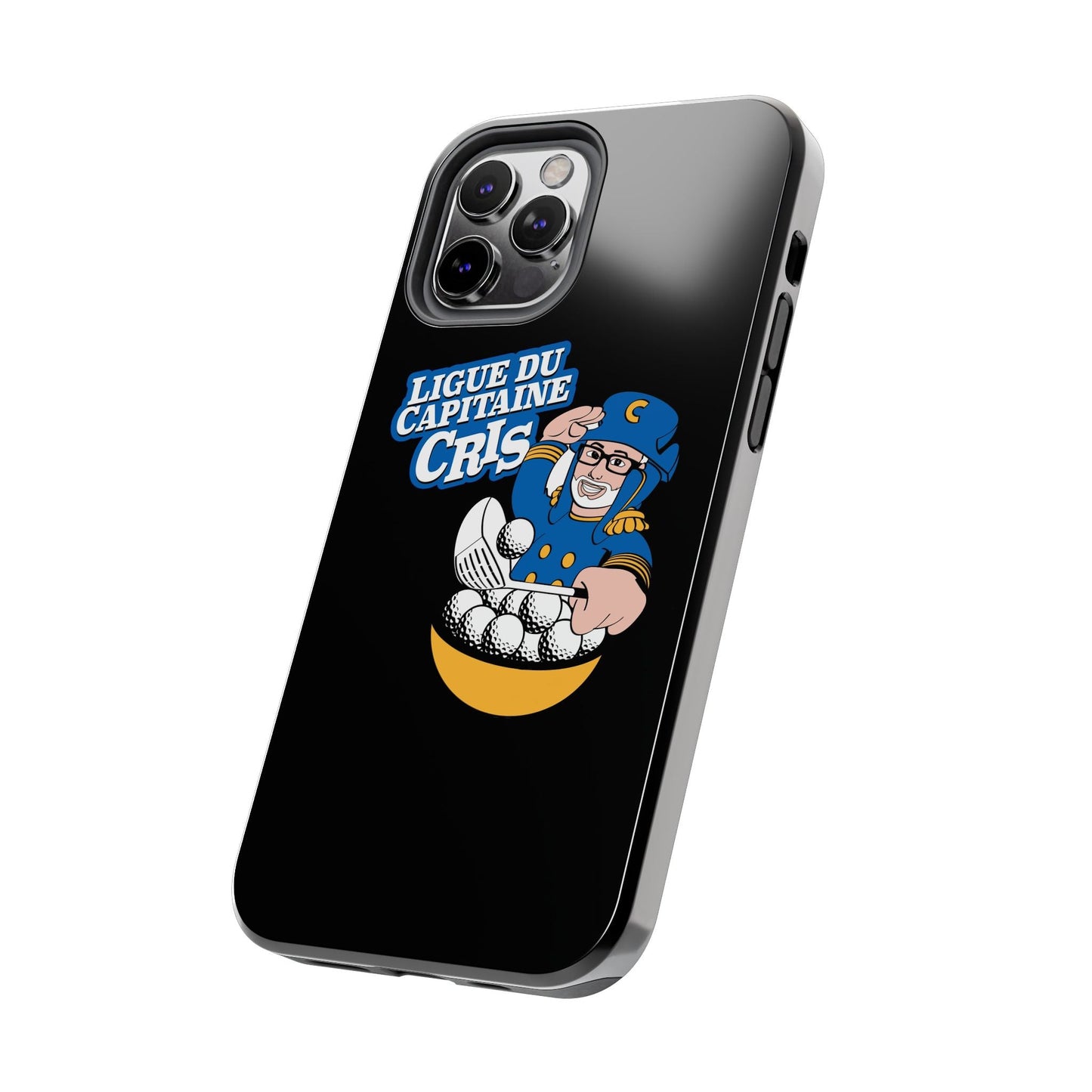 Ligue du Capitaine Cris Tough Phone Cases | Unique Gift for Sports Fans, Durable Protection, Fun & Stylish Design, Baseball Lover's [...] - MaisonThreadory