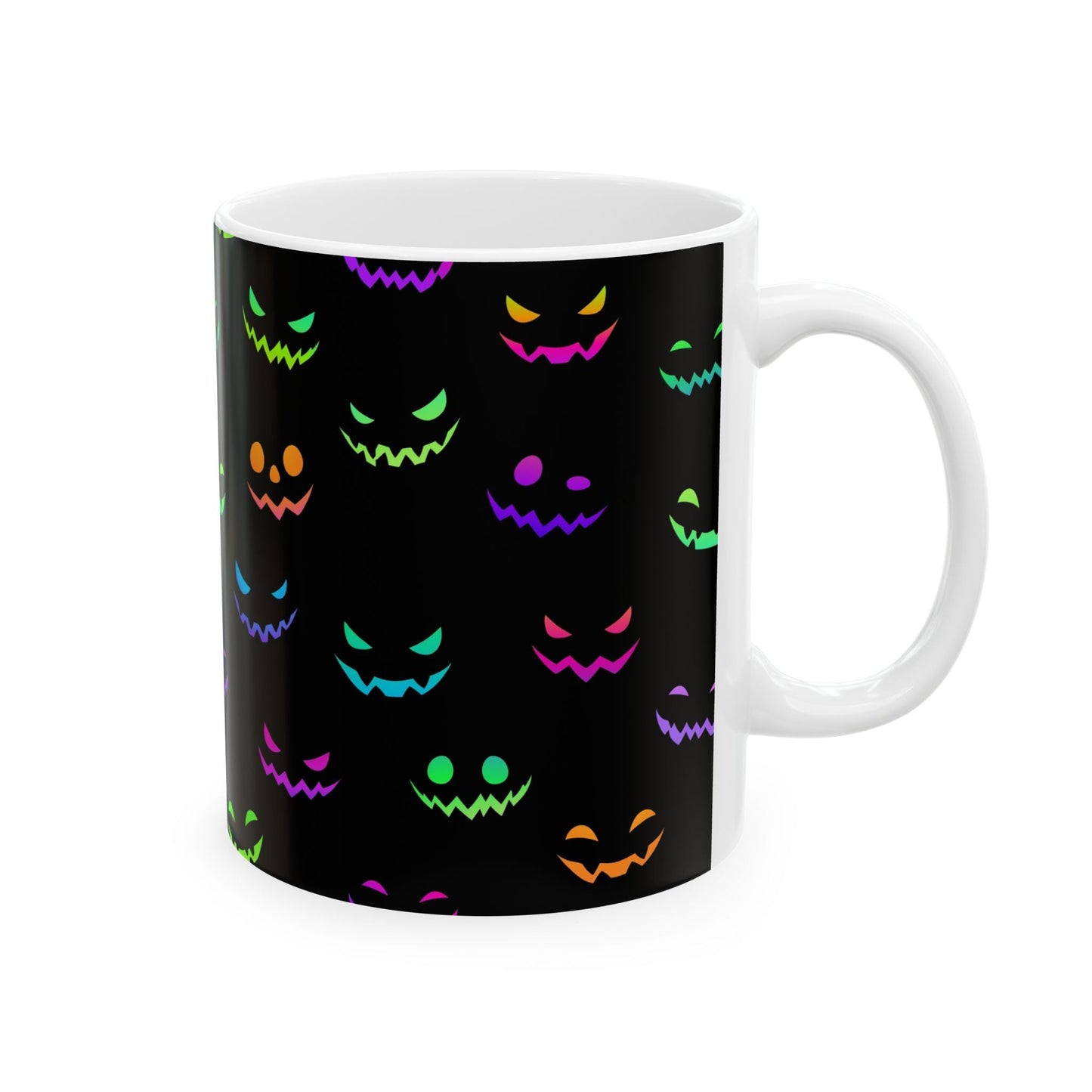 Spooky Halloween Mug, Halloween Coffee Cup, Cute Scary Mug, Perfect for Fall Decor, Unique Gift for Monster Lovers - MaisonThreadory