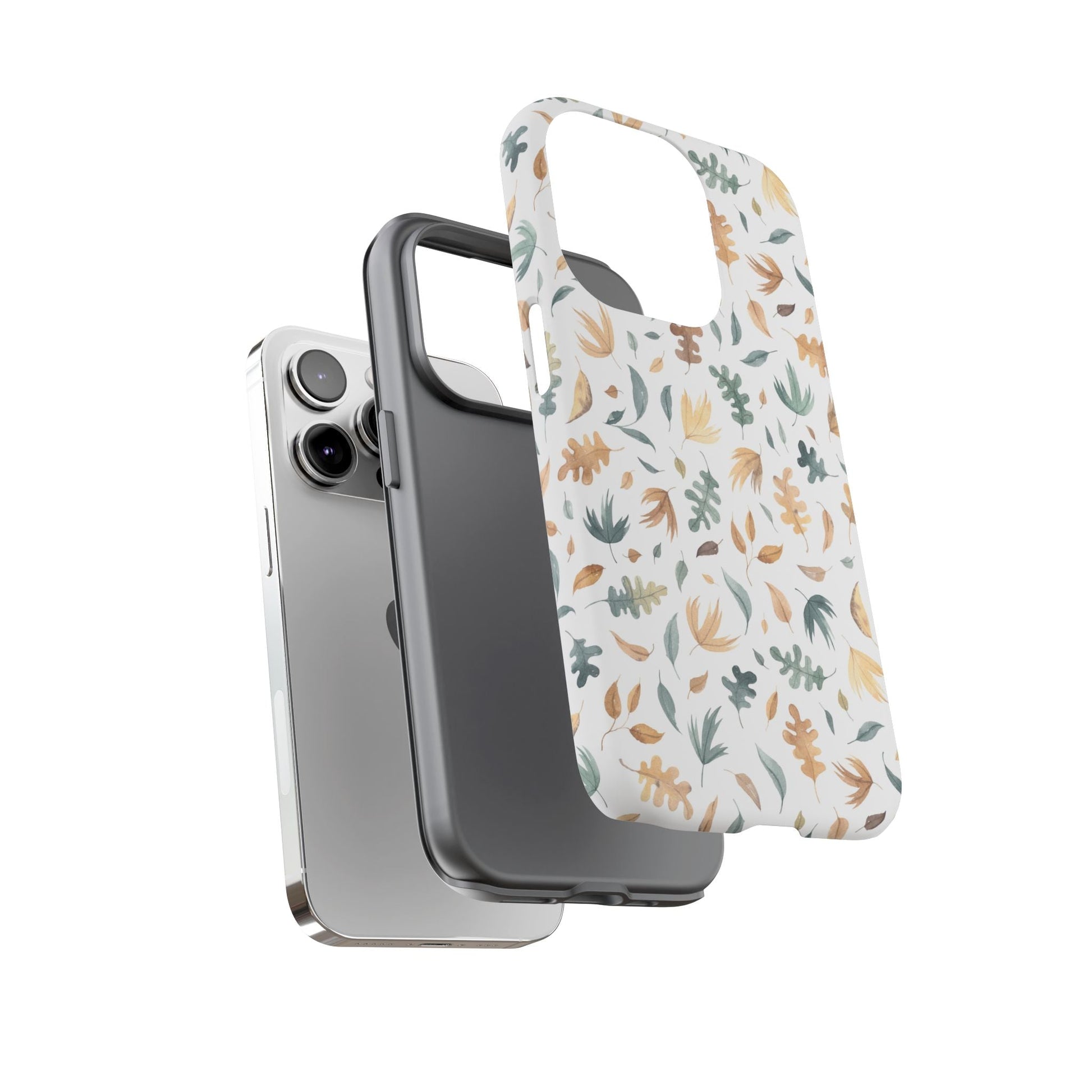 Stylish Floral Phone Case - Tough Cases, Nature - Inspired Design, Gift for Her, Phone Accessory, Floral Pattern Cover - MaisonThreadory