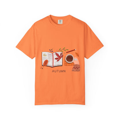 Autumn - Themed Unisex T-Shirt - Cozy Fall Tee, Perfect Gift for Thanksgiving, Casual Everyday Wear, Seasonal Fashion, Pumpkin Spice Vibes - MaisonThreadory